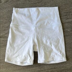 Lululemon align biker shorts white